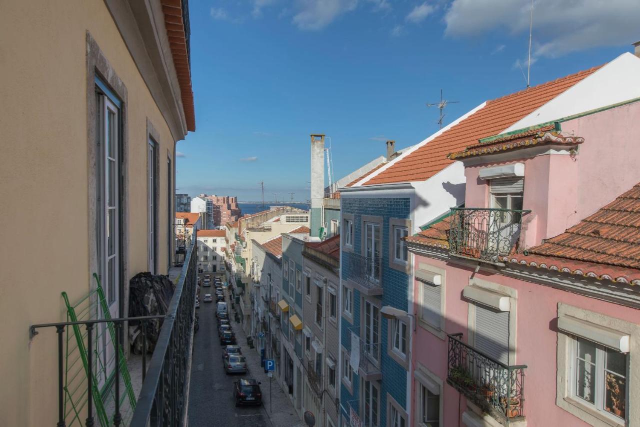 Lisboa Lovelystay - Sunny Flat W/ Balcony Overseeing Graca And River المظهر الخارجي الصورة